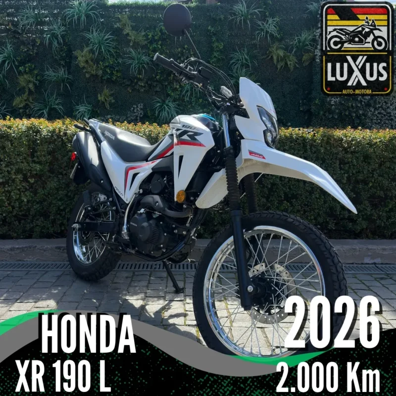 Honda XR 190L 2026 - 2.000 Km | Luxus Automotora ⚡ $ 2.390.000